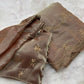 Pretty Light Brown Colored Jimichu Party Wear Sequins Saree With Embroidery Work