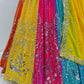 Wonderful Multicolor Heavy Embroidery Sequins Work Lehengas Choli With Dupatta set