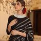 Gorgeous Black Colored Soft Georgette Saree Near Me