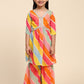 Appealing Multicolor Rayon Lace Border Work Sharara Suits For Girls
