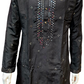 Beautiful Black Colored Silk Brocade Kurta Suits For Men