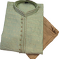 Alluring Light Green Colored Kurta And Pajama Set For Men