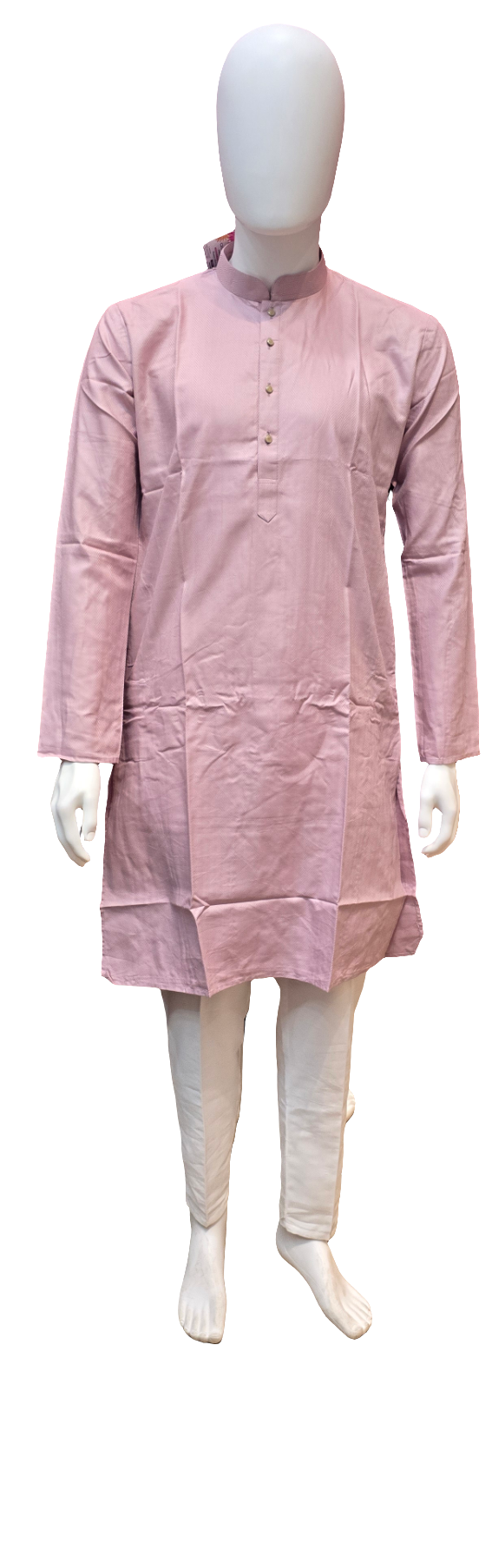 Stunning Pink Color Designer Men's Kurta With Pajama Pant