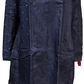 Beautiful Blue Color Silk Full Sleeve Kurta Pajama Set For Men