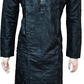 Attractive Teal Blue Color Embroidery Work Kurta With Pajama For Men