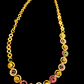 Appealing Gold Plated Multicolor Necklace For Women