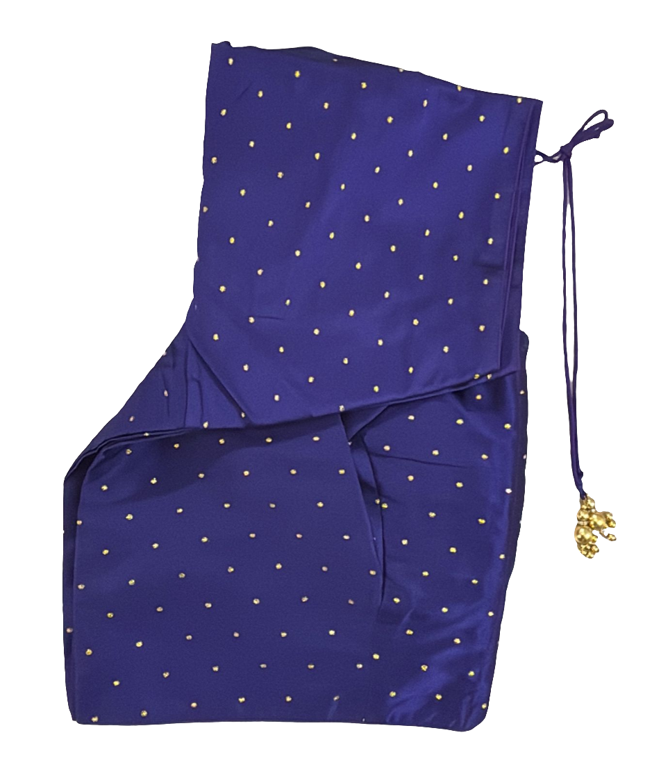 Charming Violet Color Silk Ready To Wear Blouse For Women