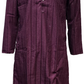 Attractive Purple Color Cotton Embroidered Kurta With Pajama For Men