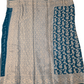 Attractive Blue Color Banarasi Silk Saree With Silver Flower Design And Grand