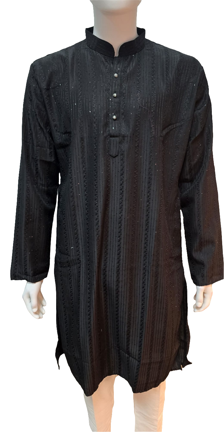 Cotton Embroidered Kurta With Pajama In USA