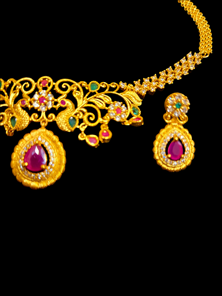 Gold Plated Multicolor With Earrings  In Prescott