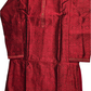 Red Colored Jacquard Kurta Set For Men In Mesa