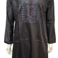 Alluring Black Color Soft Cotton Silk Kurta With Pajama For Men
