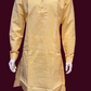 Stunning Light Yellow Color Men's Kurta With Pajama Pant