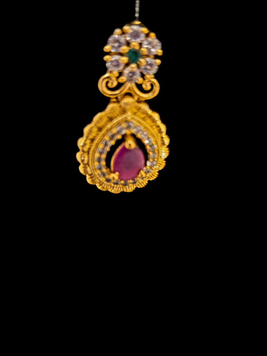 Gold Plated Multicolor With Earrings In Tempe