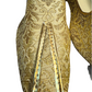 Attractive Gold Color Juti Wedding Mojari Shoes And Sherwani Shoes For Men