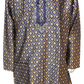 Beautiful Blue Color Jacquard Mens Kurta With Pajama Pant