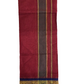 Traditional Maroon Color Cotton Dhoti With Golden Border For Men