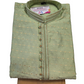Alluring Light Green Colored Kurta And Pajama Set For Men