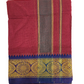 Traditional Maroon Color Cotton Dhoti With Golden Border For Men