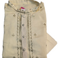 Marvelous Cream Colored Silk Brocade Kurta Suits For Men in USA
