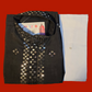 Charming Black Color Kurta Pajama Set With Sequins Work For Kids