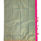 Attractive Green Colored With Golden Purple Border Pure Kanchi Silk Saree For Women