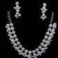 Pretty Pure Oxidized Necklace And Earrings Set For Women