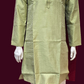 Appealing Light Green Color Jacquard Kurta Set For Men
