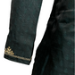 Wonderful Green Color Pure Zardozi Embroidered handwork Kurta With Pajama For Men