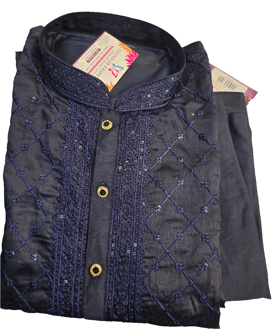  Silk Kurta With Embroidery Work Suits In Chandler