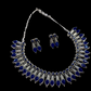 Beautiful Navy Blue Colored Oxidized Jewellery