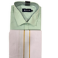 Mind Blowing Sea Green Color Full Sleeves Cotton Shirt With Matching Border Dhoti Set