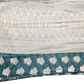Sea Green Color Georgette Saree With Silver Design In USA