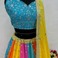 Wonderful Multicolor Heavy Embroidery Sequins Work Lehengas Choli With Dupatta set