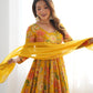Yellow Color Kurti And Palazzo Set In Yuma