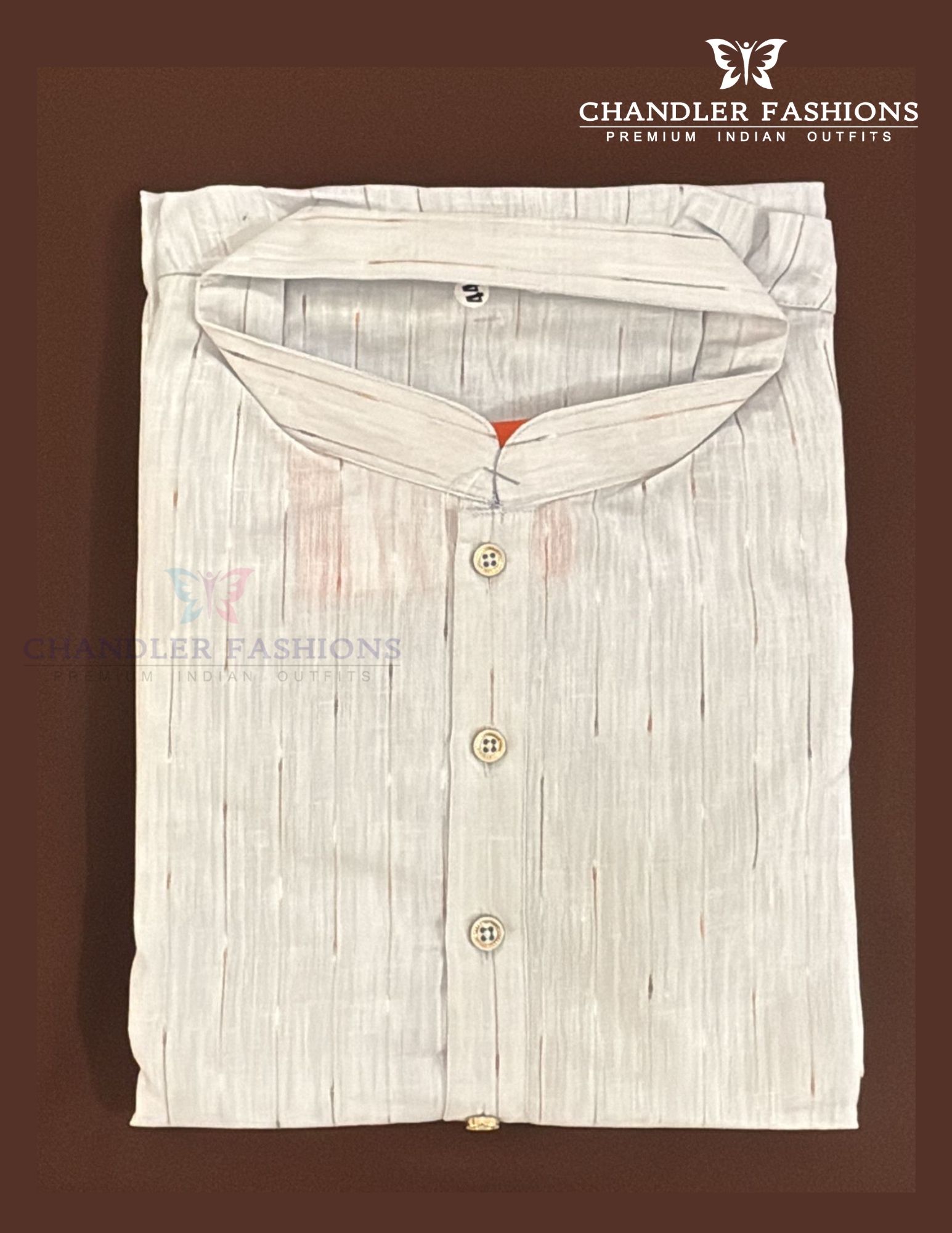 Delightful Light Blue Color Cotton Kurta With Pajama For Men