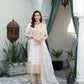 Charming White Color Chinon Embroidery And Sequins Work Salwar Suits With Dupatta