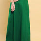 Attractive Deep Green Colored Cotton Readymade Petticoat For Women