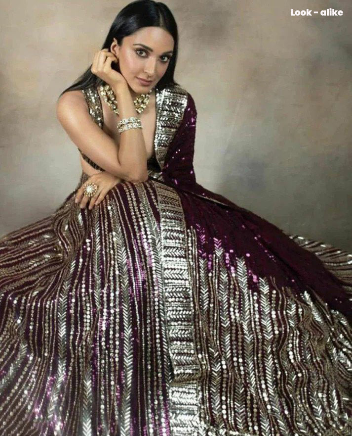 Trendy Bollywood Sequins Work Lehenga Choli near me