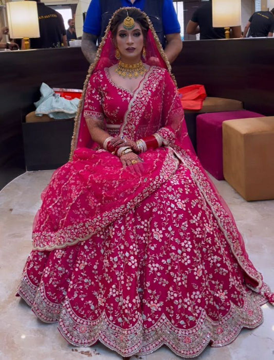 Charming Wedding Wear Heavy Embroidered Lehenga Choli With Dupatta