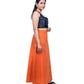 Attractive Orange Color Readymade Cotton Women's Petticoat For Saree In Chandler