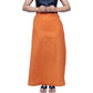 Attractive Orange Color Readymade Cotton Women's Petticoat For Saree Near Me