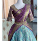 Designer Kanjeevaram Silk Half Saree wedding Wear Lehenga Choli Near Me