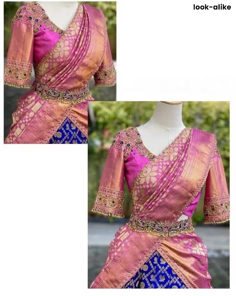 Half Saree Lehenga Choli With Dupatta In tempe