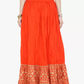 Beautiful Orange Cotton Printed Skirt For Women In Glendale