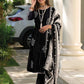 Black Color Heavy Organza Salwar Suits Near Me