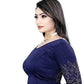 Gorgeous Navy Blue Color Ready To Wear Blouse Near Me