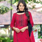 Dazzling Heavy Rayon Pink Colored Salwar Suits Near Me