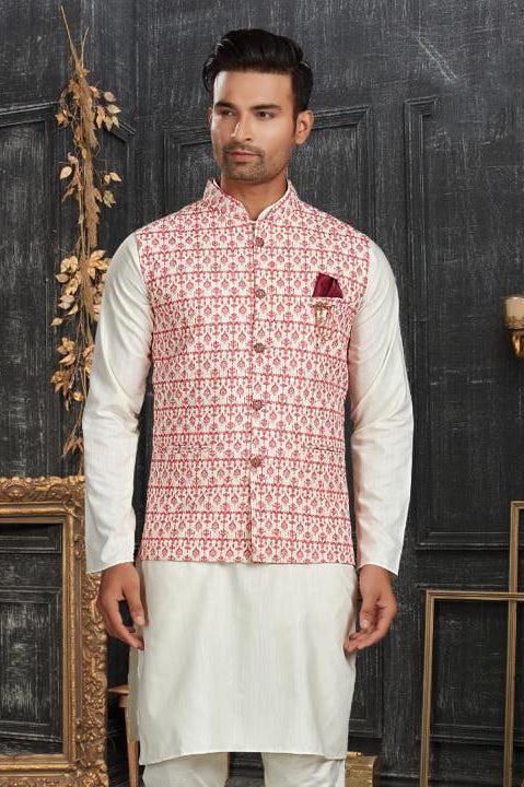 Kurta Pajama With Jacket Sets For Men In USA